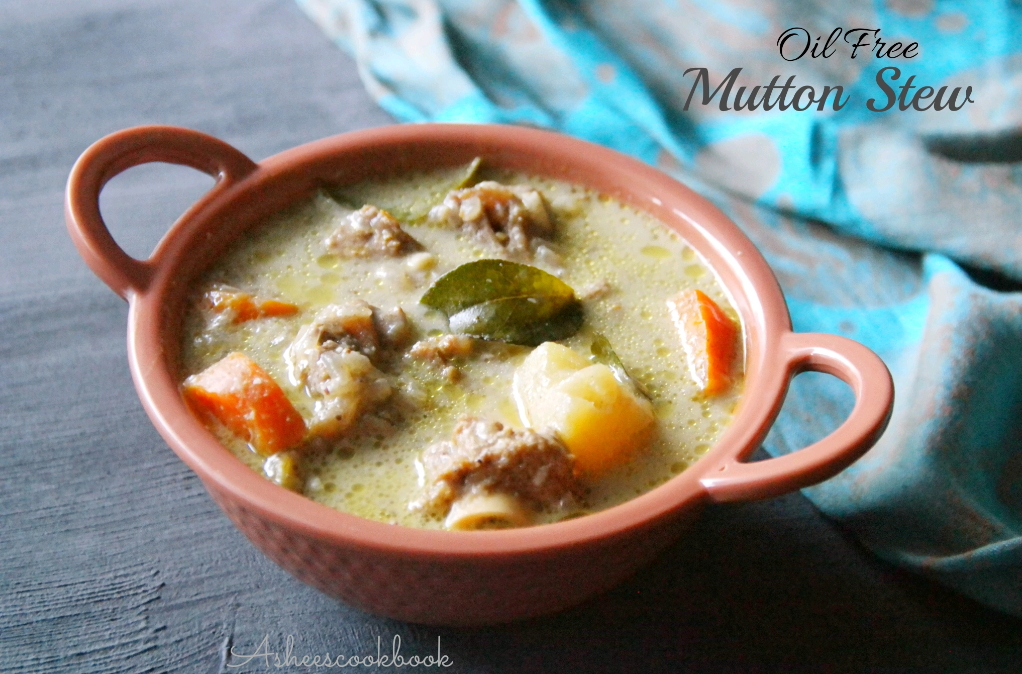 Mutton stew in cooker