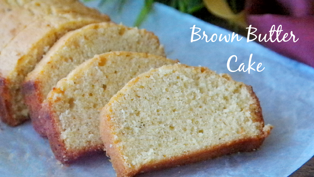 Browned butter pound cake