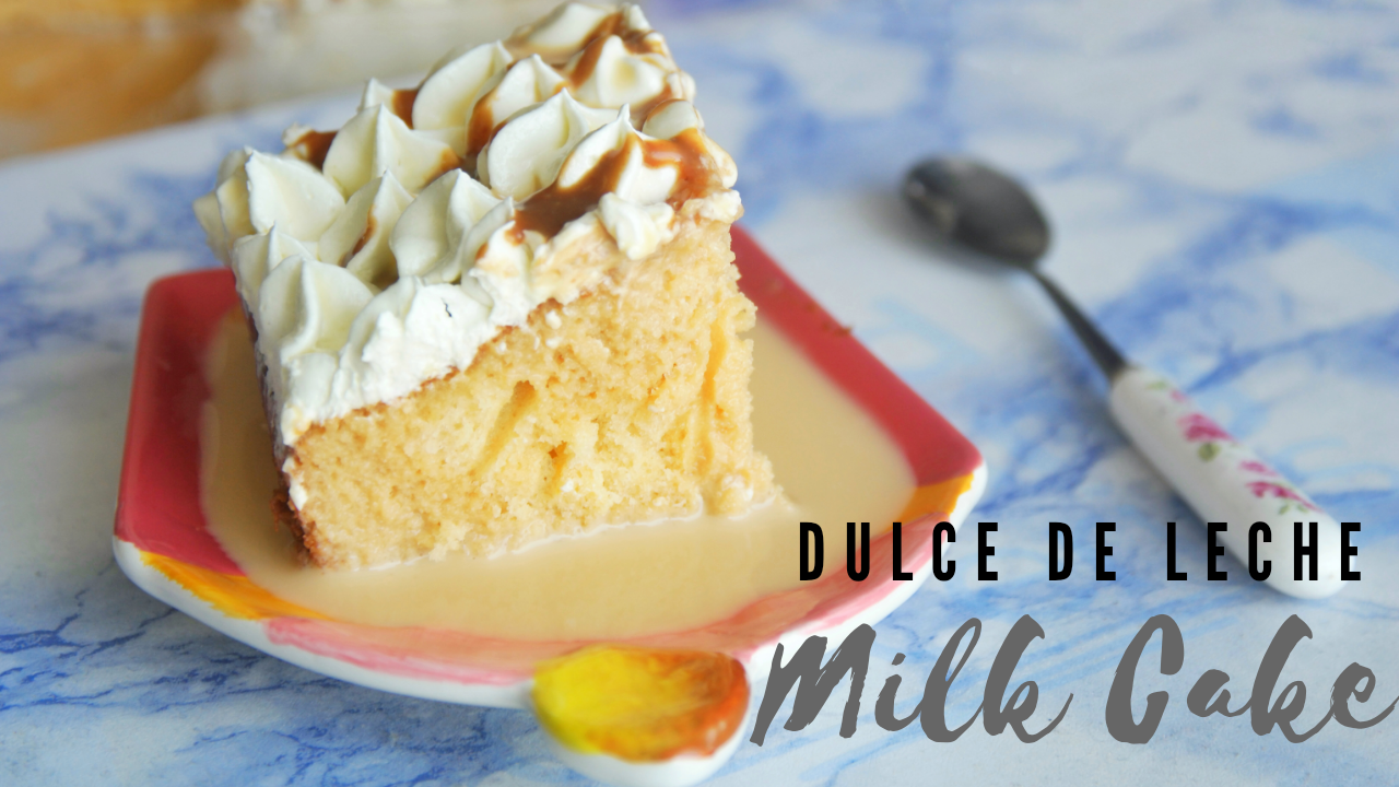 Dulce de leche milk cake